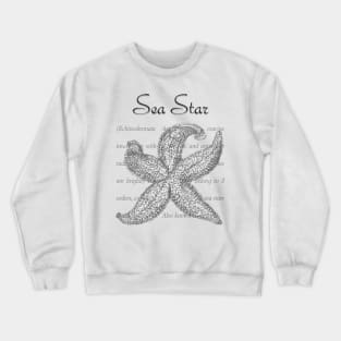 Lispe Sea Star Definition Crewneck Sweatshirt